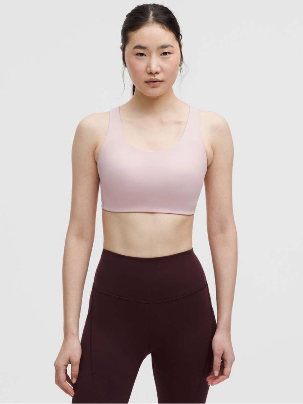 lululemon athletica Light Pink haze Energy  Sports Bra *High Support B-DDD cups